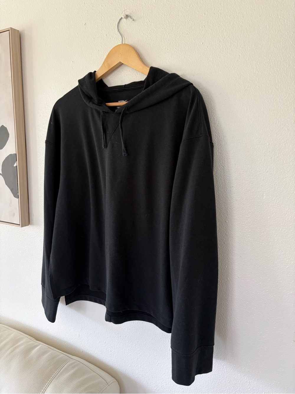 Nike Black Oversized Hoodie with Side Slits - Picture 4 of 10